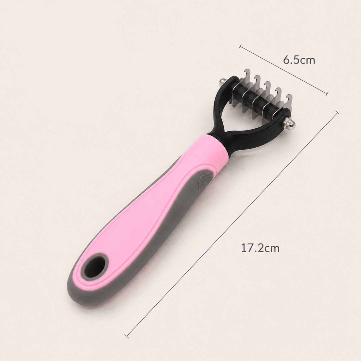 Professional Pet Deshedding Brush for Dogs & Cats – Dual-Sided Undercoat Rake & Dematting Comb