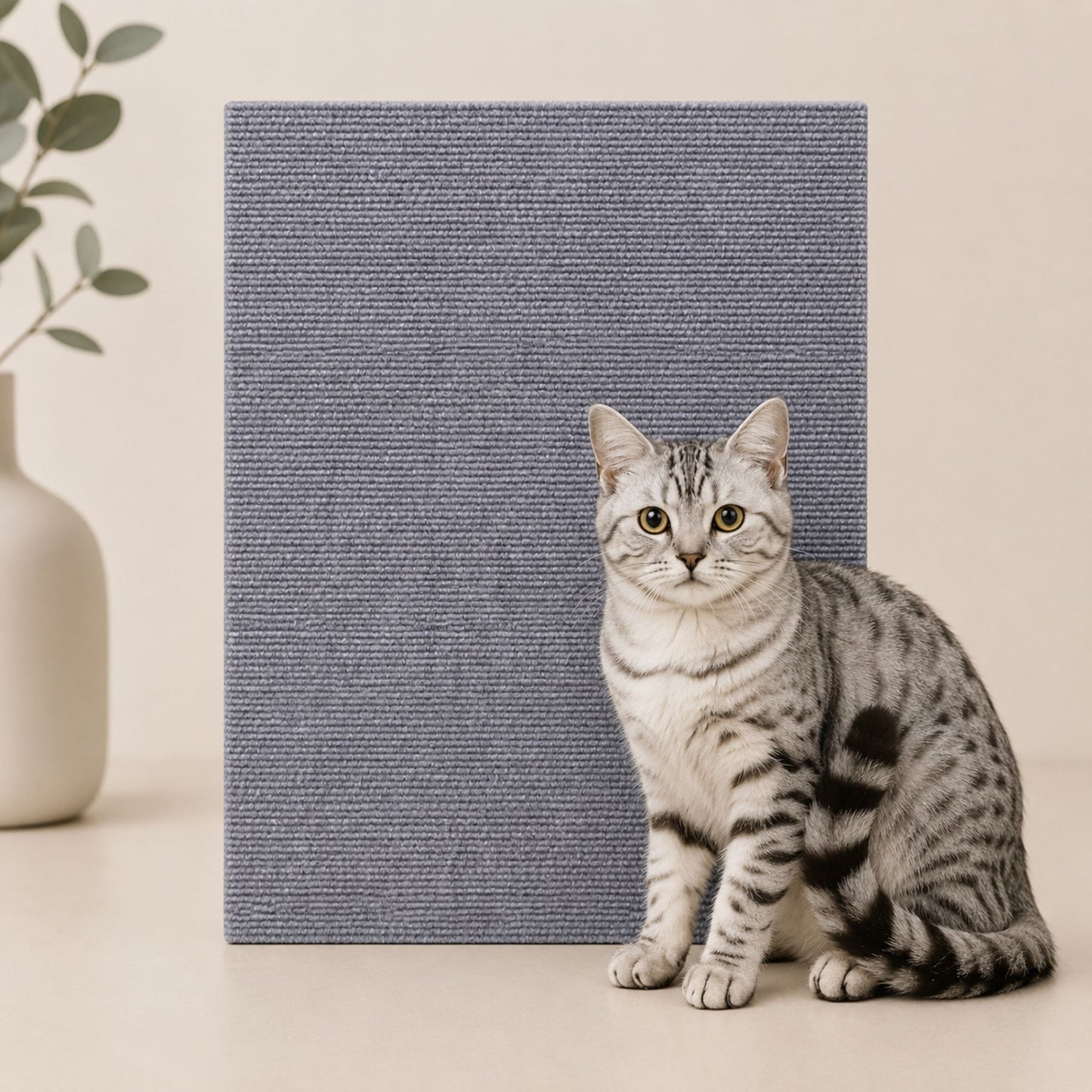 Self-Adhesive Trimmable Cat Scratching Mat for Sofas and Furniture