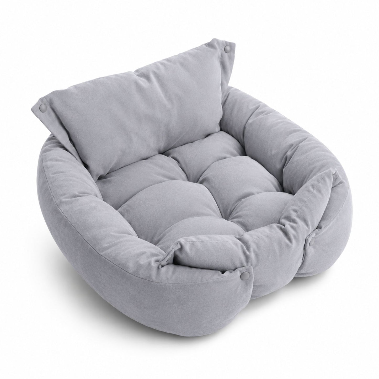 3-in-1 Convertible Plush Pet Bed for Dogs & Cats – Foldable Cushion, Sofa & Sleeping Mat