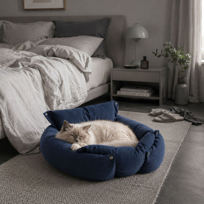 3-in-1 Convertible Plush Pet Bed for Dogs & Cats – Foldable Cushion, Sofa & Sleeping Mat