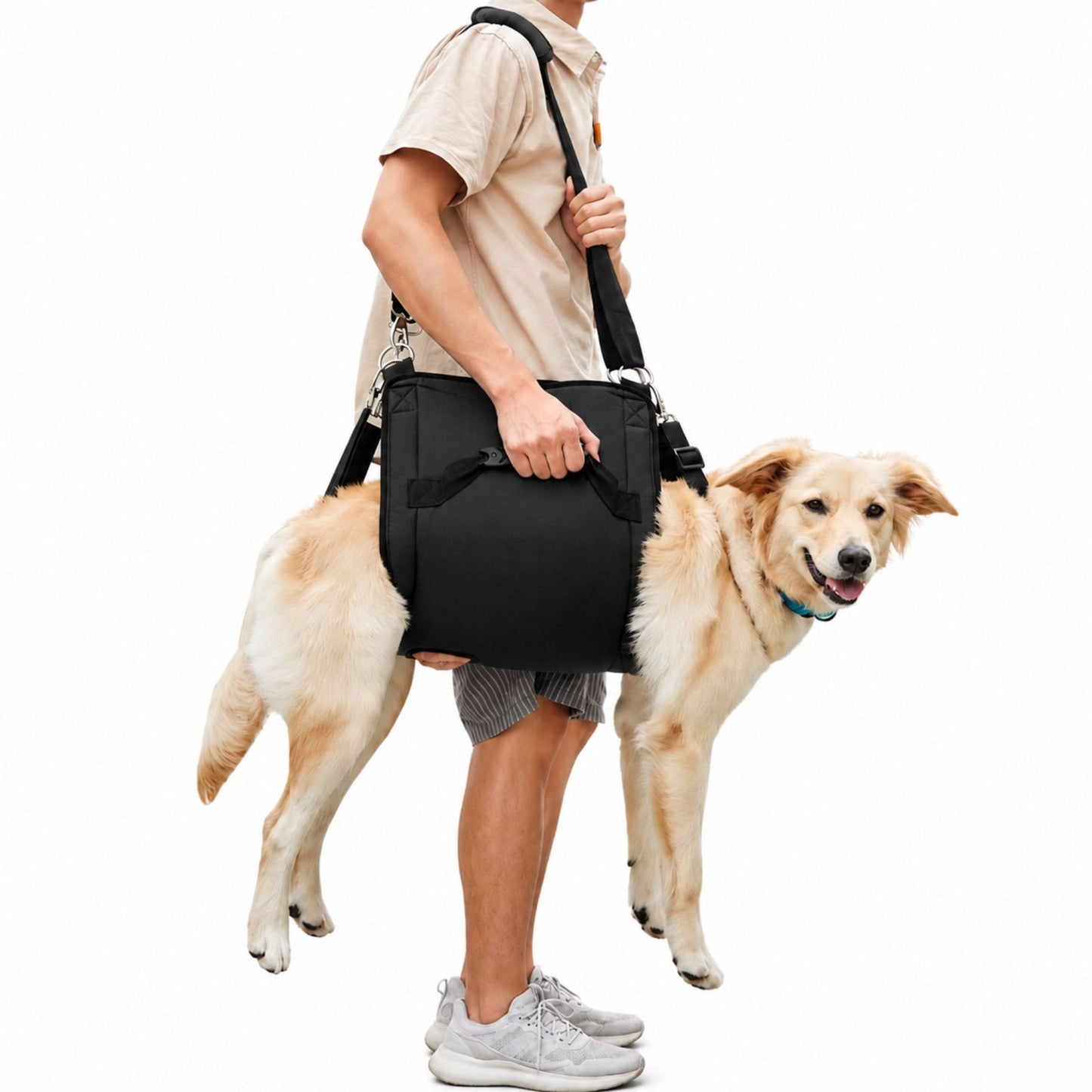 Adjustable Full-Body Dog Lift Support Harness with Shoulder Strap