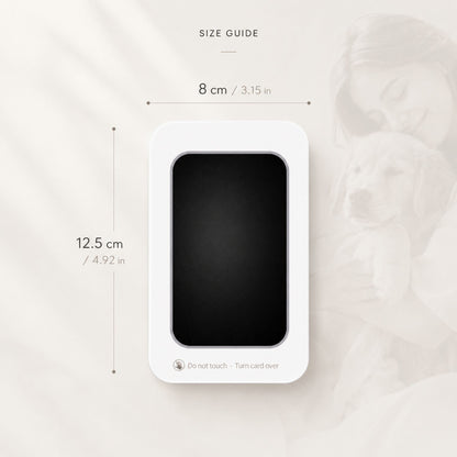 Clean Touch Pet Paw Print Ink Pad Kit for Dogs and Cats – Inkless Keepsake Impression Pad, Black