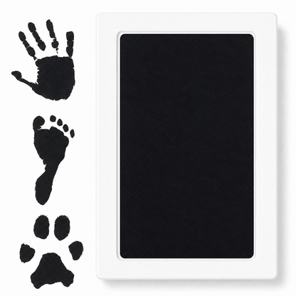 Clean Touch Pet Paw Print Ink Pad Kit for Dogs and Cats – Inkless Keepsake Impression Pad, Black