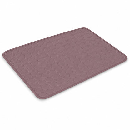 Cooling Pet Mat for Dogs and Cats – Breathable Summer Dog Cooling Pad, Lightweight Washable Pet Bed Mat for Indoor and Outdoor Use