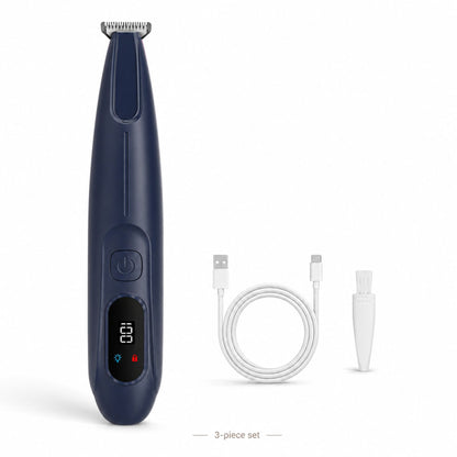 Cordless LED Pet Paw Hair Trimmer for Dogs and Cats – Precision Grooming Clipper