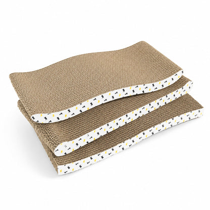 Corrugated Cardboard Cat Scratcher for Indoor Cats