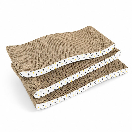 Corrugated Cardboard Cat Scratcher for Indoor Cats