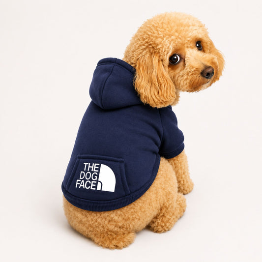 Dog Hoodie Sweater with Hood and Pocket, Soft Pet Clothes for Small Dogs
