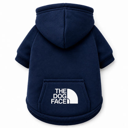 Dog Hoodie Sweater with Hood and Pocket, Soft Pet Clothes for Small Dogs