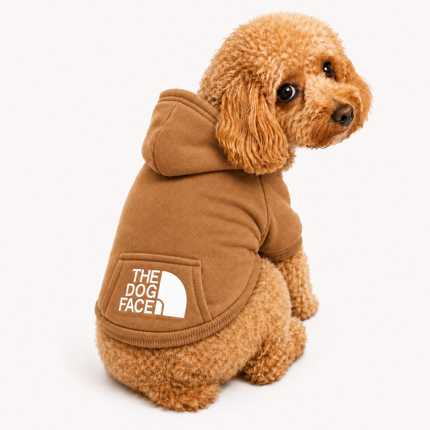 Dog Hoodie Sweater with Hood and Pocket, Soft Pet Clothes for Small Dogs