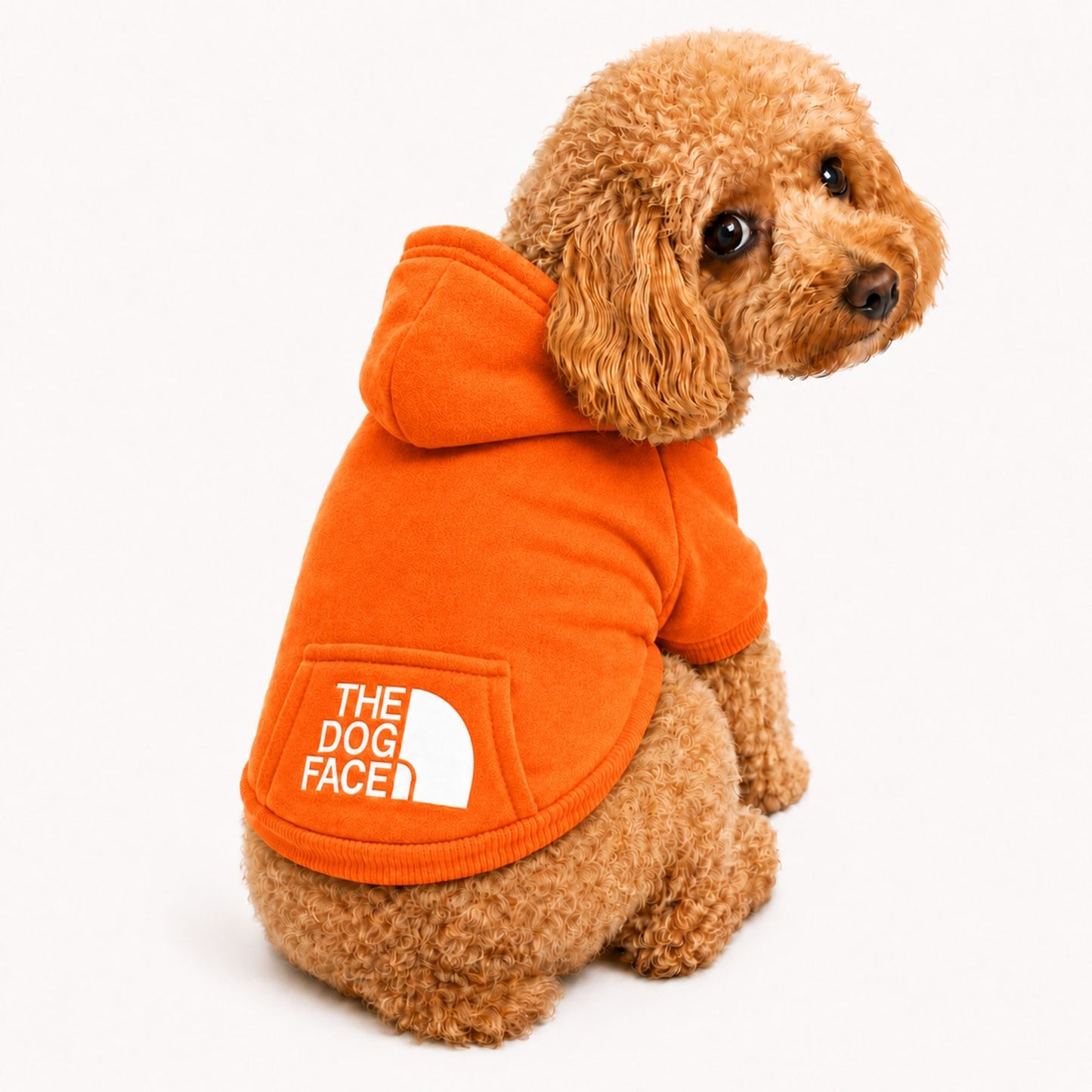 Dog Hoodie Sweater with Hood and Pocket, Soft Pet Clothes for Small Dogs
