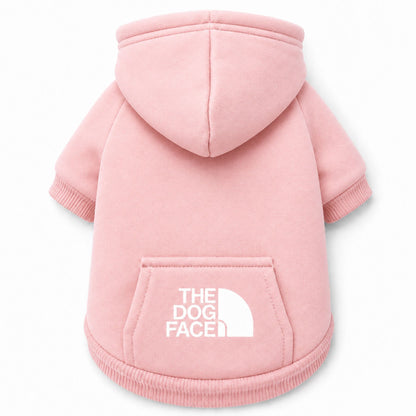 Dog Hoodie Sweater with Hood and Pocket, Soft Pet Clothes for Small Dogs