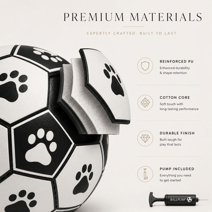 Dog Soccer Ball Toy with Straps for Fetch, Tug and Outdoor Play – Interactive Dog Ball
