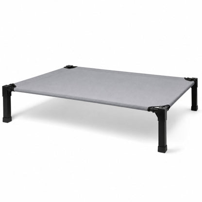 Elevated Cooling Dog and Cat Bed with Breathable Mesh and Metal Frame