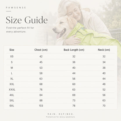 Full-Coverage Dog Raincoat with Hood and Leg Protection