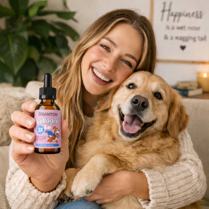 Pet Collagen Drops for Dogs – 60ml Liquid Collagen Supplement for Joint, Mobility, Skin & Coat Support