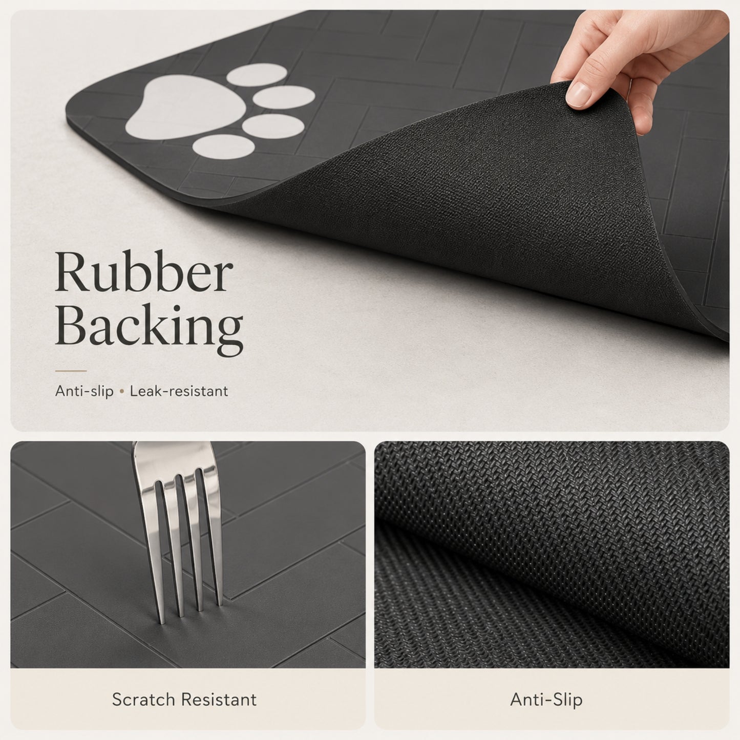 Pet Feeding Mat for Dogs and Cats