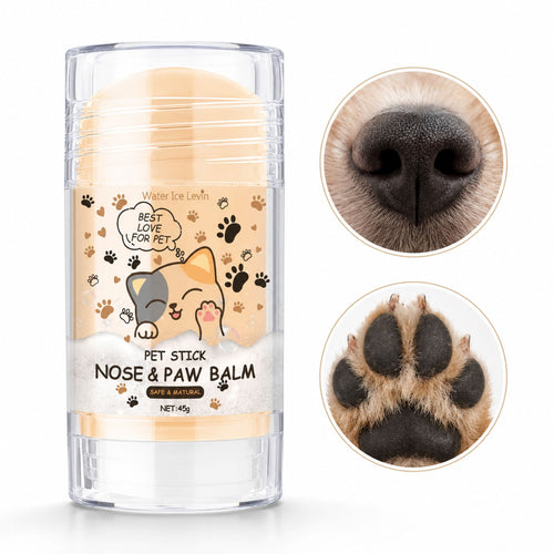 Pet Nose & Paw Balm Stick for Dogs and Cats, 45g Moisturizing Paw Pad and Nose Care Balm