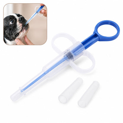 Pet Pill Dispenser Syringe with Soft Tips for Cats and Dogs – Tablet, Capsule and Liquid Feeding Tool