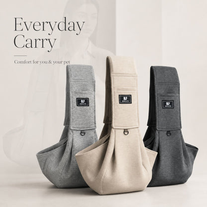 Pet Sling Carrier for Small Dogs & Cats – Adjustable Crossbody Shoulder Bag for Travel & Everyday Carry