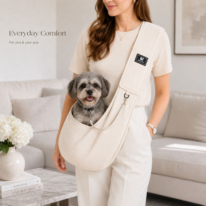 Pet Sling Carrier for Small Dogs & Cats – Adjustable Crossbody Shoulder Bag for Travel & Everyday Carry