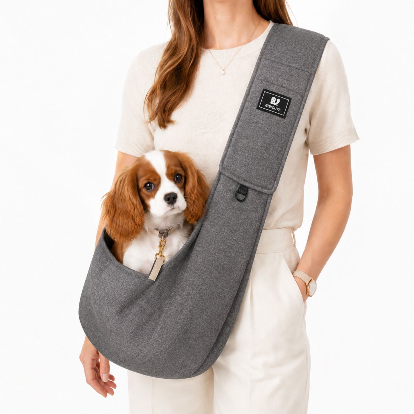 Pet Sling Carrier for Small Dogs & Cats – Adjustable Crossbody Shoulder Bag for Travel & Everyday Carry