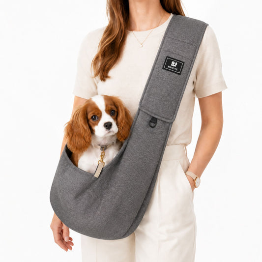 Pet Sling Carrier for Small Dogs & Cats – Adjustable Crossbody Shoulder Bag for Travel & Everyday Carry
