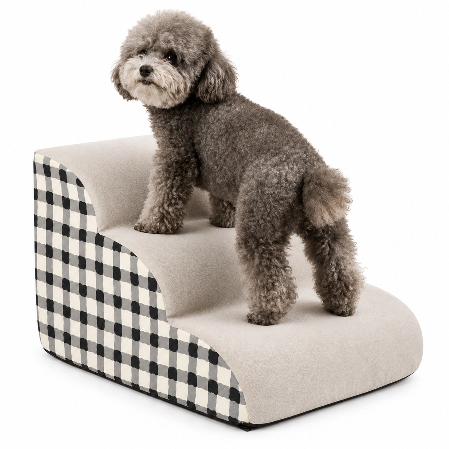 Pet Stairs for Dogs and Cats, Soft Foam Pet Steps for Sofa and Bed Access
