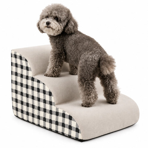 Pet Stairs for Dogs and Cats, Soft Foam Pet Steps for Sofa and Bed Access