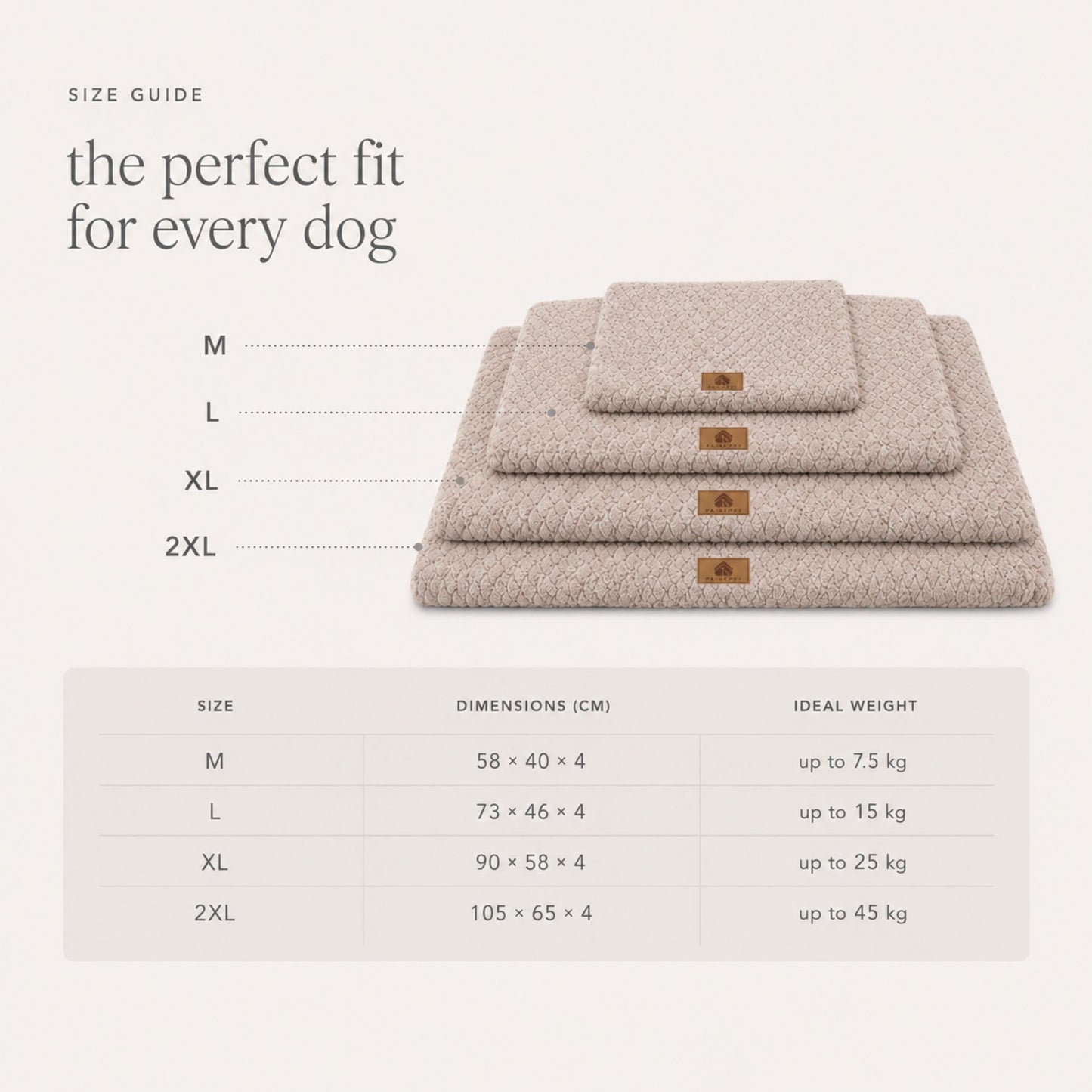 Plush Faux Fur Dog Bed with Removable Washable Cover & Non-Slip Base