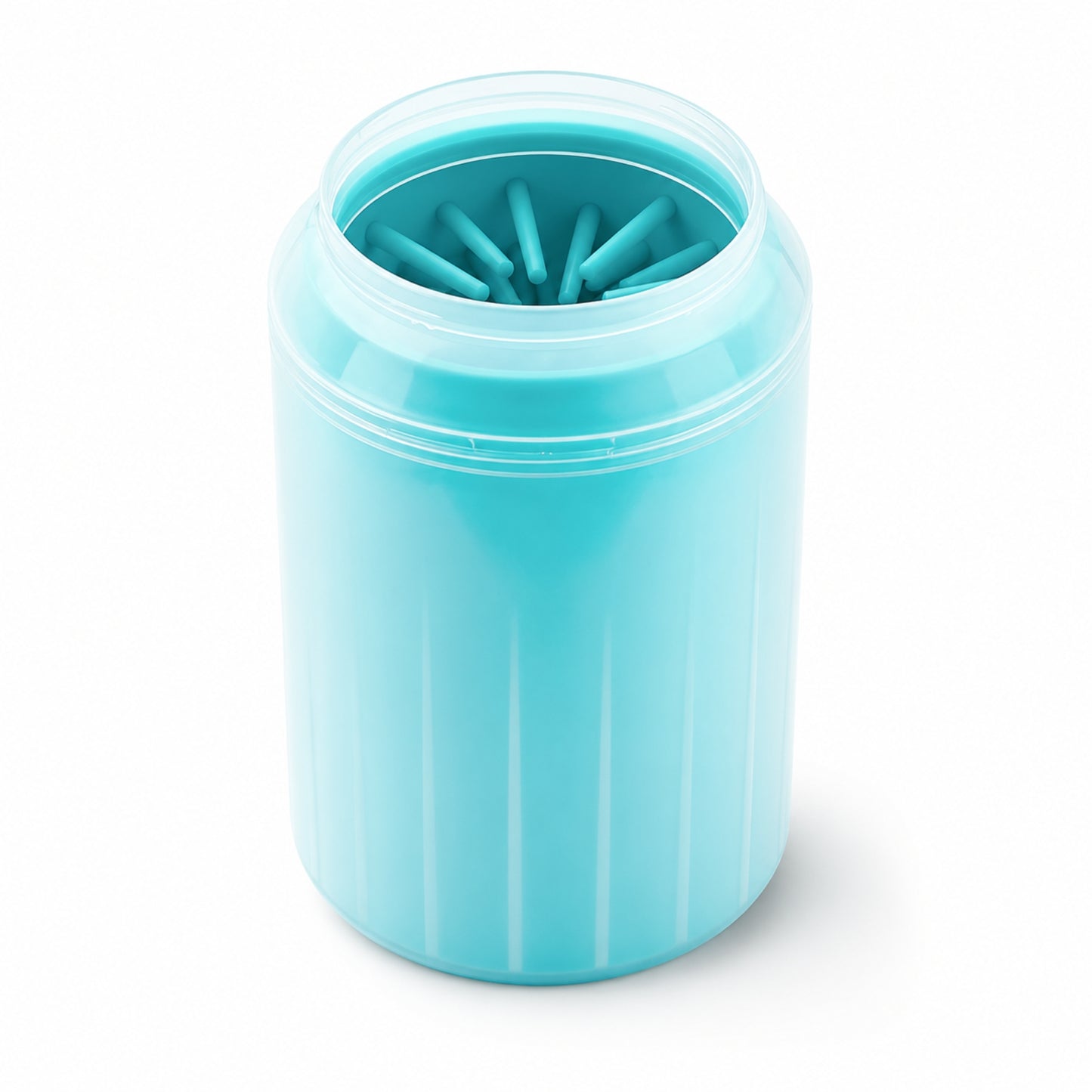 Portable Dog Paw Cleaner Cup with Soft Silicone Brush for Muddy Paws