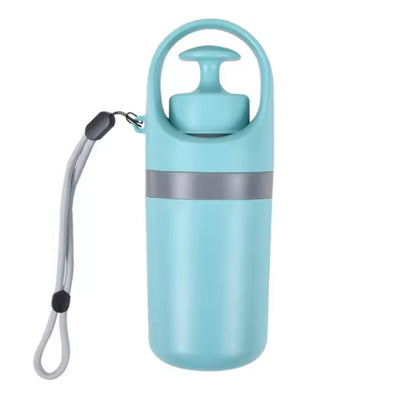 Portable Dog Pooper Scooper with Built-In Waste Bag Dispenser – One-Handed Pet Waste Picker & Grabber Tool