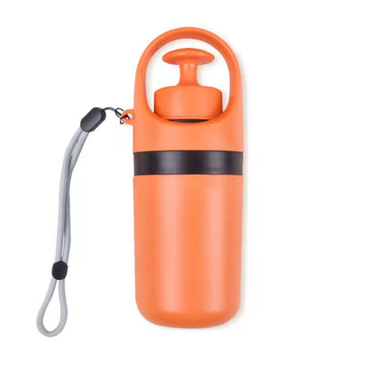 Portable Dog Pooper Scooper with Built-In Waste Bag Dispenser – One-Handed Pet Waste Picker & Grabber Tool