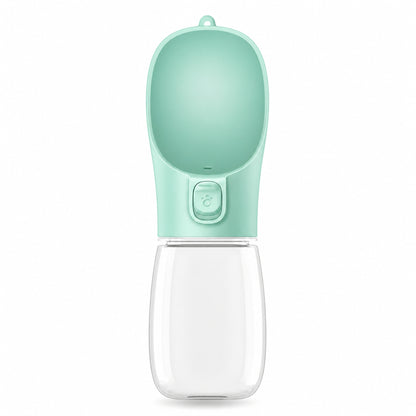 Portable Pet Water Bottle for Dogs & Cats – Leakproof Travel Water Dispenser with Built-in Drinking Bowl