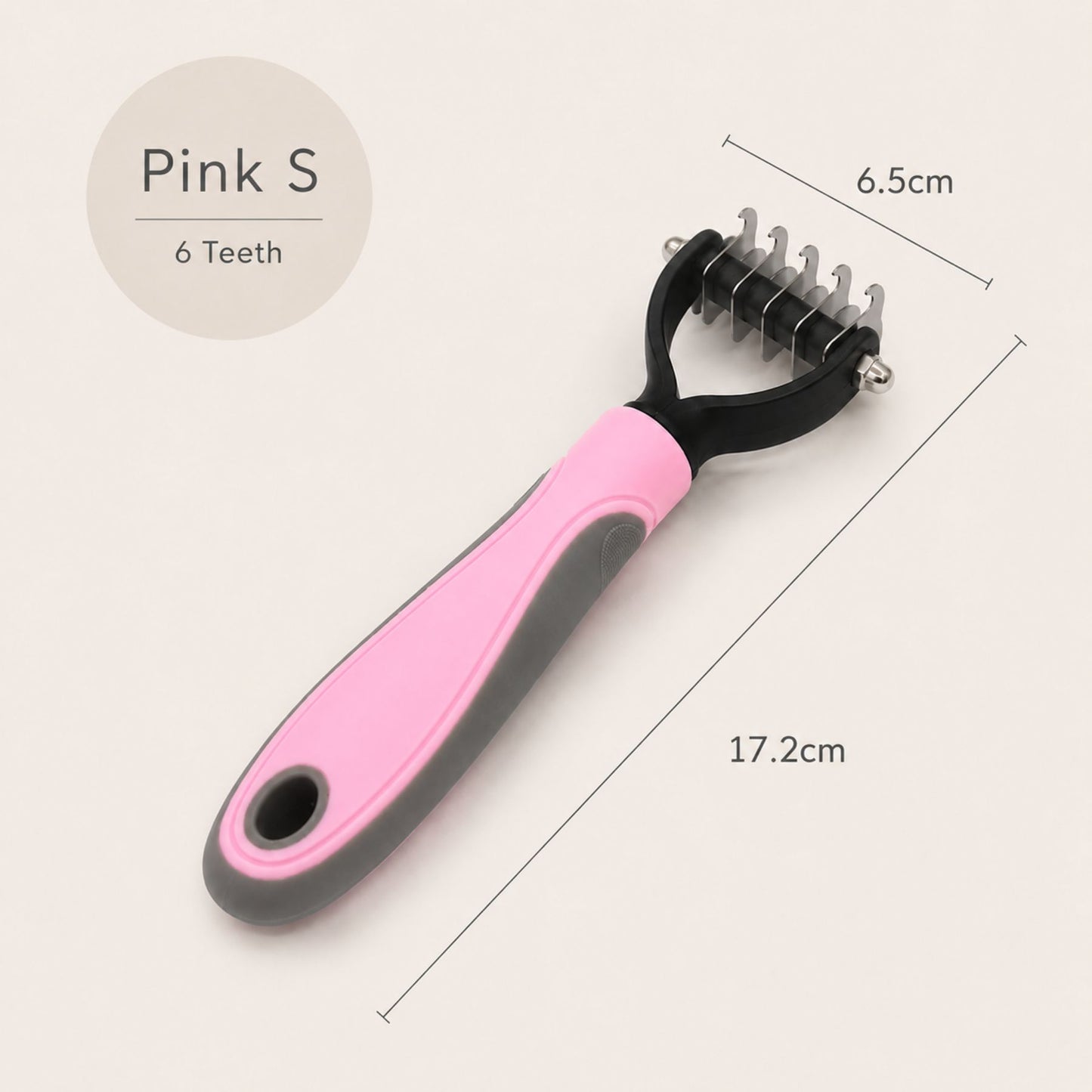Professional Pet Deshedding Brush for Dogs & Cats – Dual-Sided Undercoat Rake & Dematting Comb