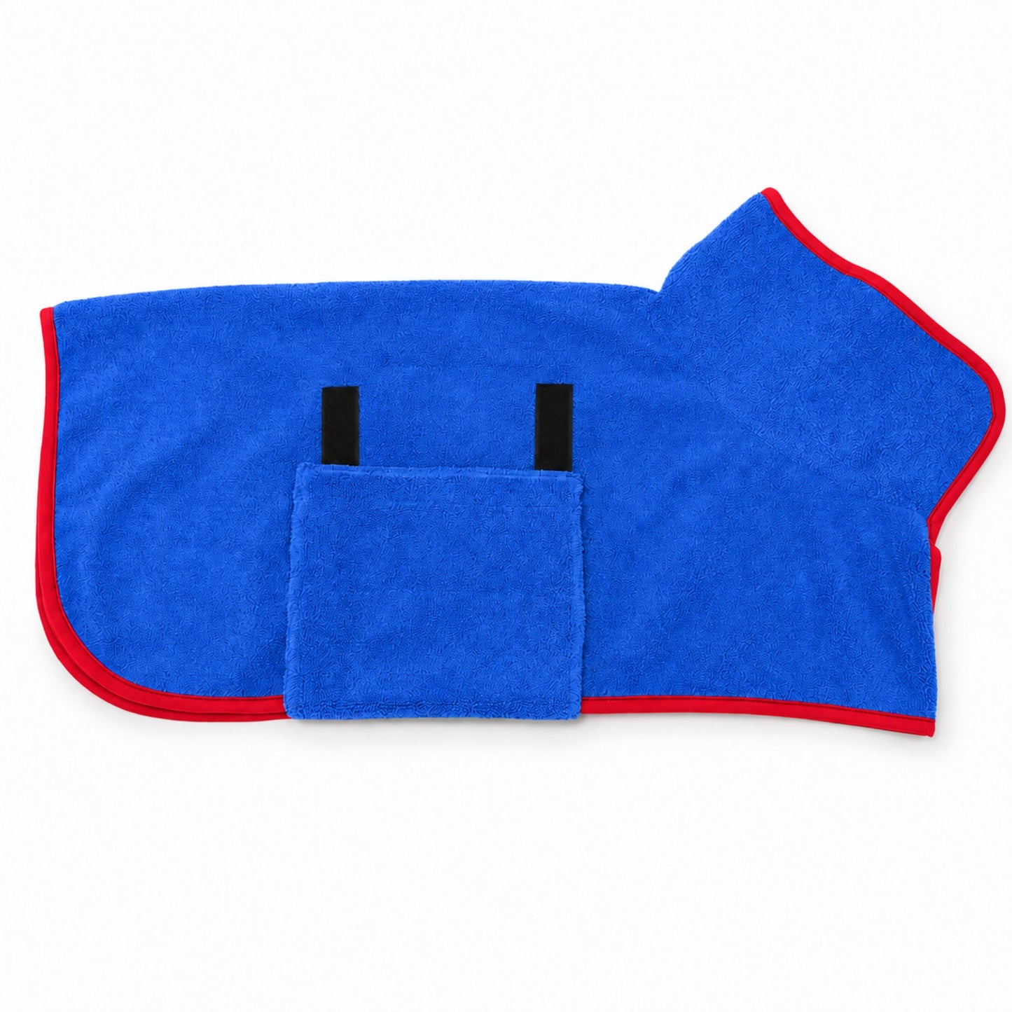 Quick Drying Microfiber Dog Bathrobe Towel with Adjustable Straps for Dogs and Cats