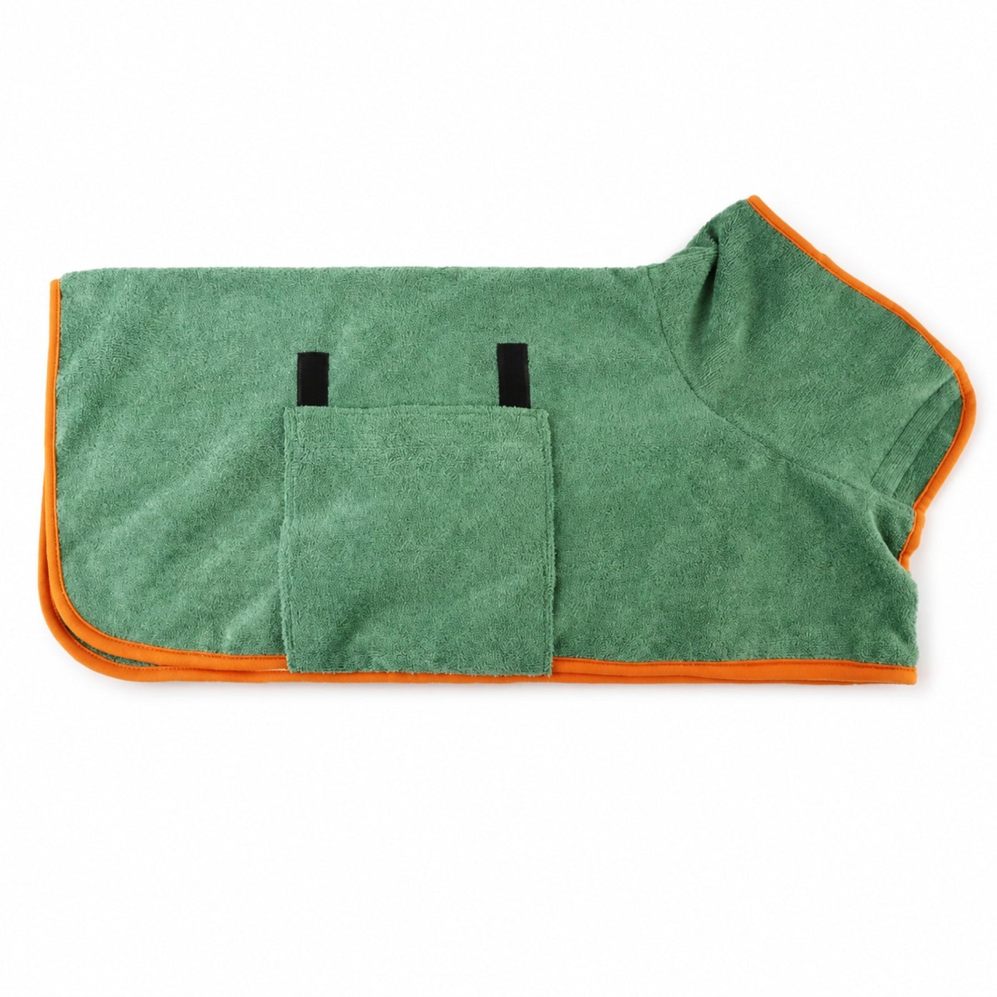Quick Drying Microfiber Dog Bathrobe Towel with Adjustable Straps for Dogs and Cats
