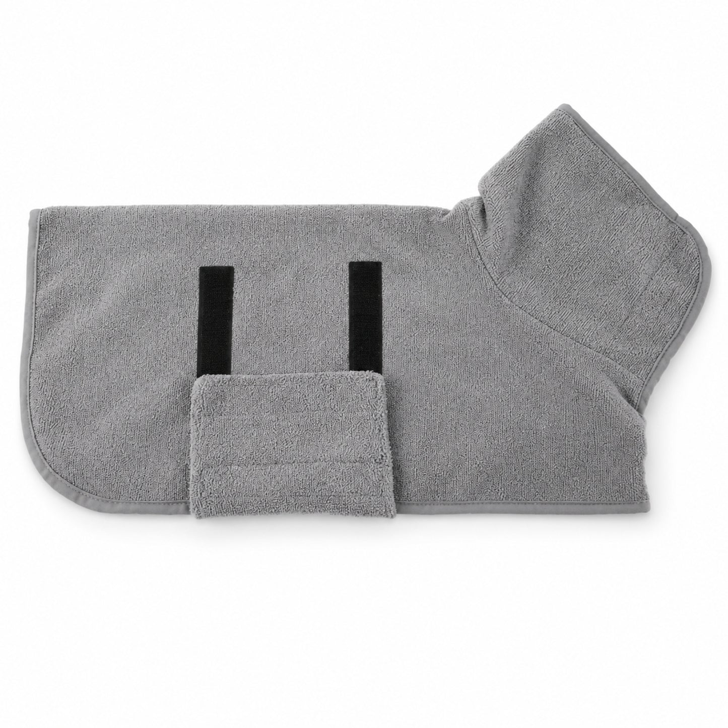 Quick Drying Microfiber Dog Bathrobe Towel with Adjustable Straps for Dogs and Cats