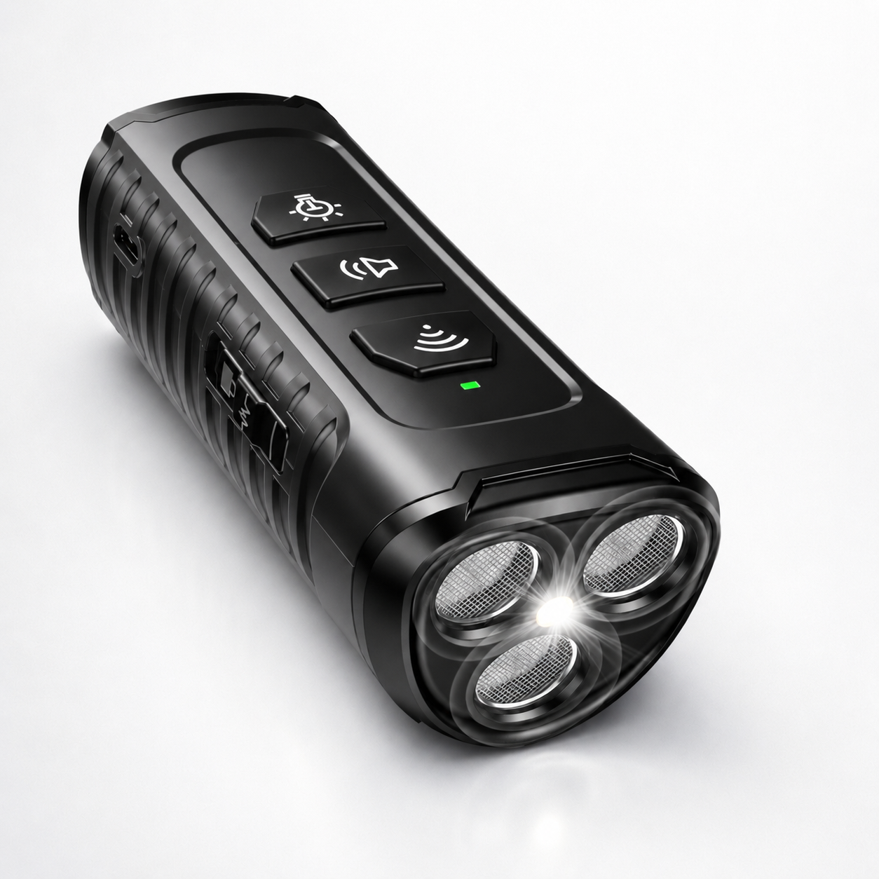 Rechargeable Ultrasonic Dog Training Device with LED Flashlight – Portable Anti Bark Deterrent