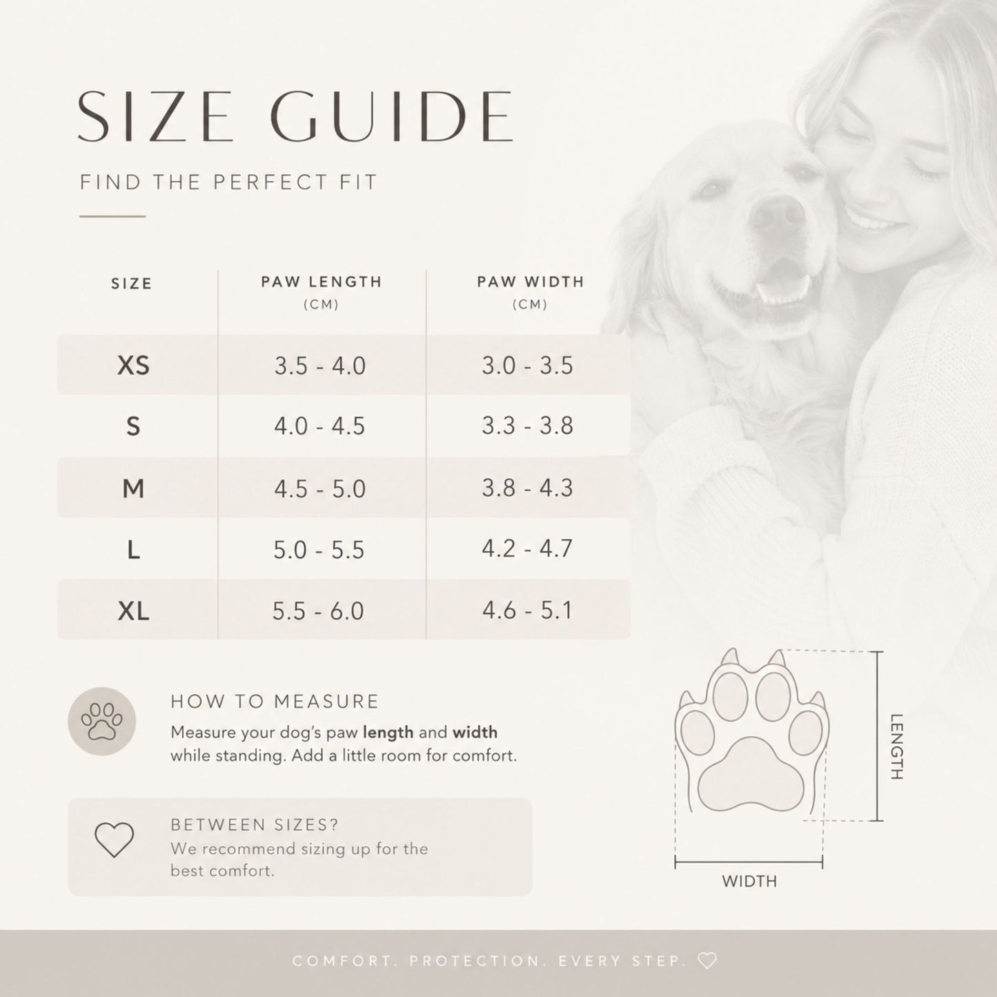 Reflective Anti-Slip Dog Shoes – 4 Piece Adjustable Paw Protector Set