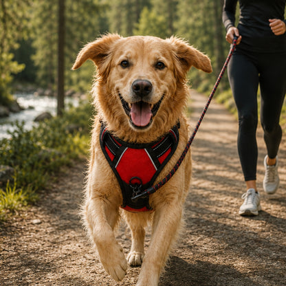 Reflective No-Pull Dog Harness with Front Clip & Control Handle
