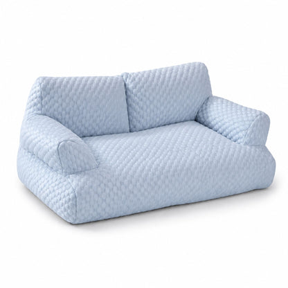 Removable Washable Pet Sofa Bed for Dogs and Cats, Soft Quilted Indoor Cushion Bed
