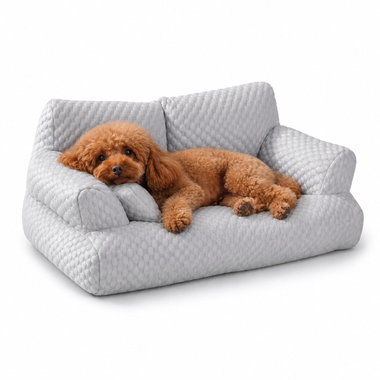 Removable Washable Pet Sofa Bed for Dogs and Cats, Soft Quilted Indoor Cushion Bed