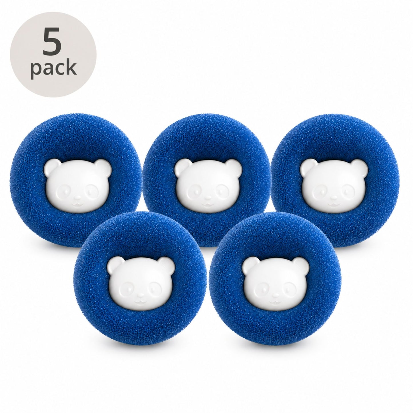 Reusable Laundry Hair Remover Balls for Washing Machine – Pet Hair & Lint Catcher Filter Balls (5 Pack)