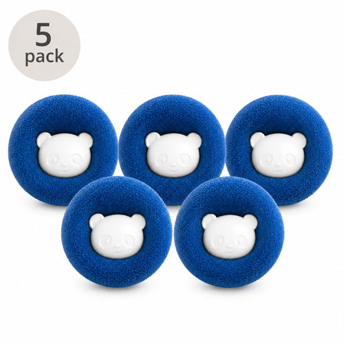 Reusable Laundry Hair Remover Balls for Washing Machine – Pet Hair & Lint Catcher Filter Balls (5 Pack)