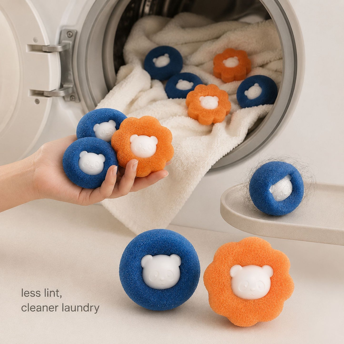 Reusable Laundry Hair Remover Balls for Washing Machine – Pet Hair & Lint Catcher Filter Balls (5 Pack)