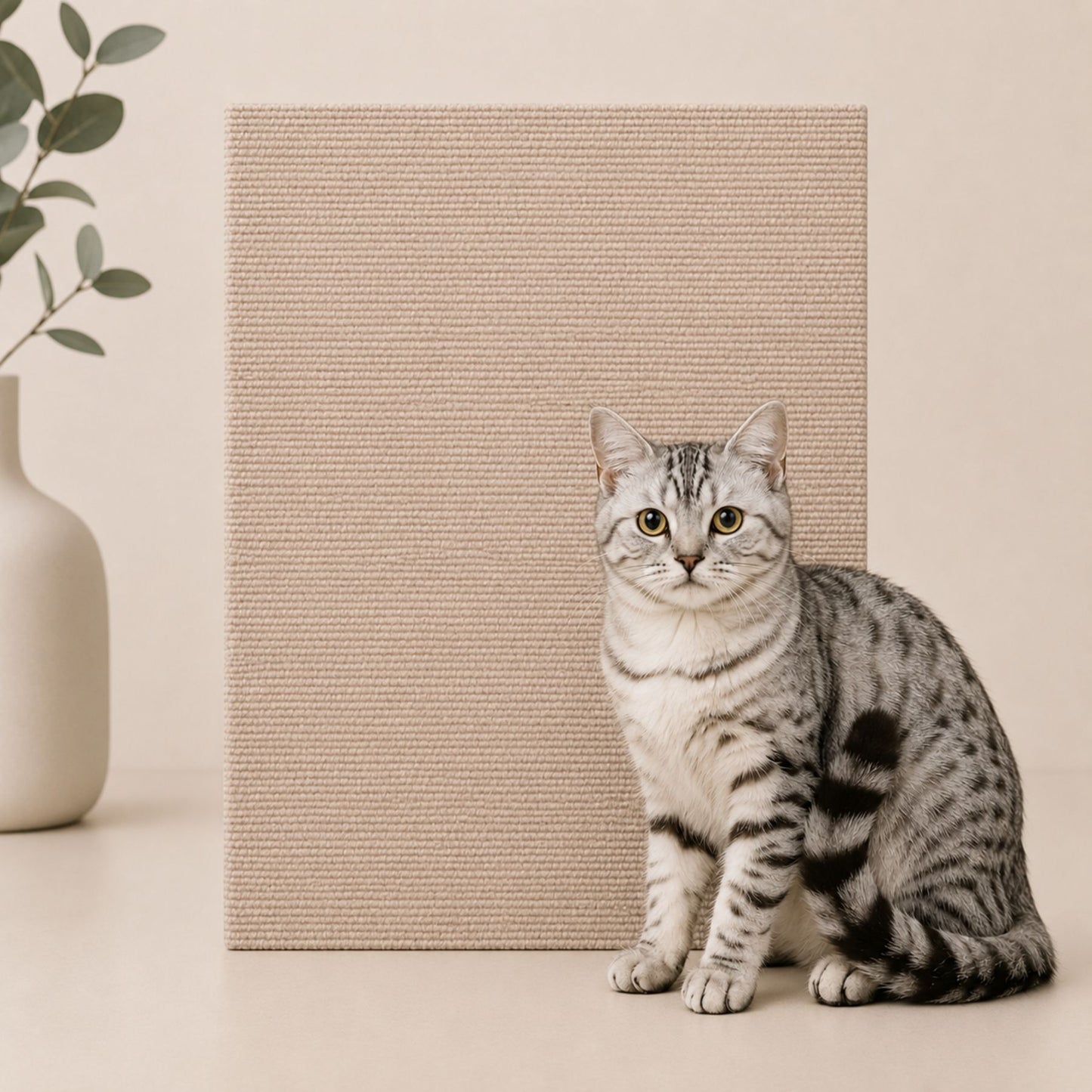 Self-Adhesive Trimmable Cat Scratching Mat for Sofas and Furniture