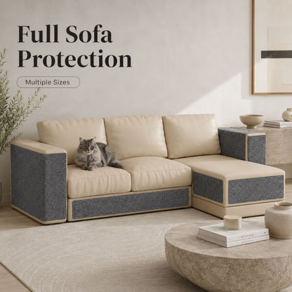Self-Adhesive Trimmable Cat Scratching Mat for Sofas and Furniture