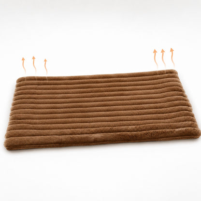Self-Warming Pet Mat for Dogs and Cats, Soft Fleece Washable Sleeping Pad