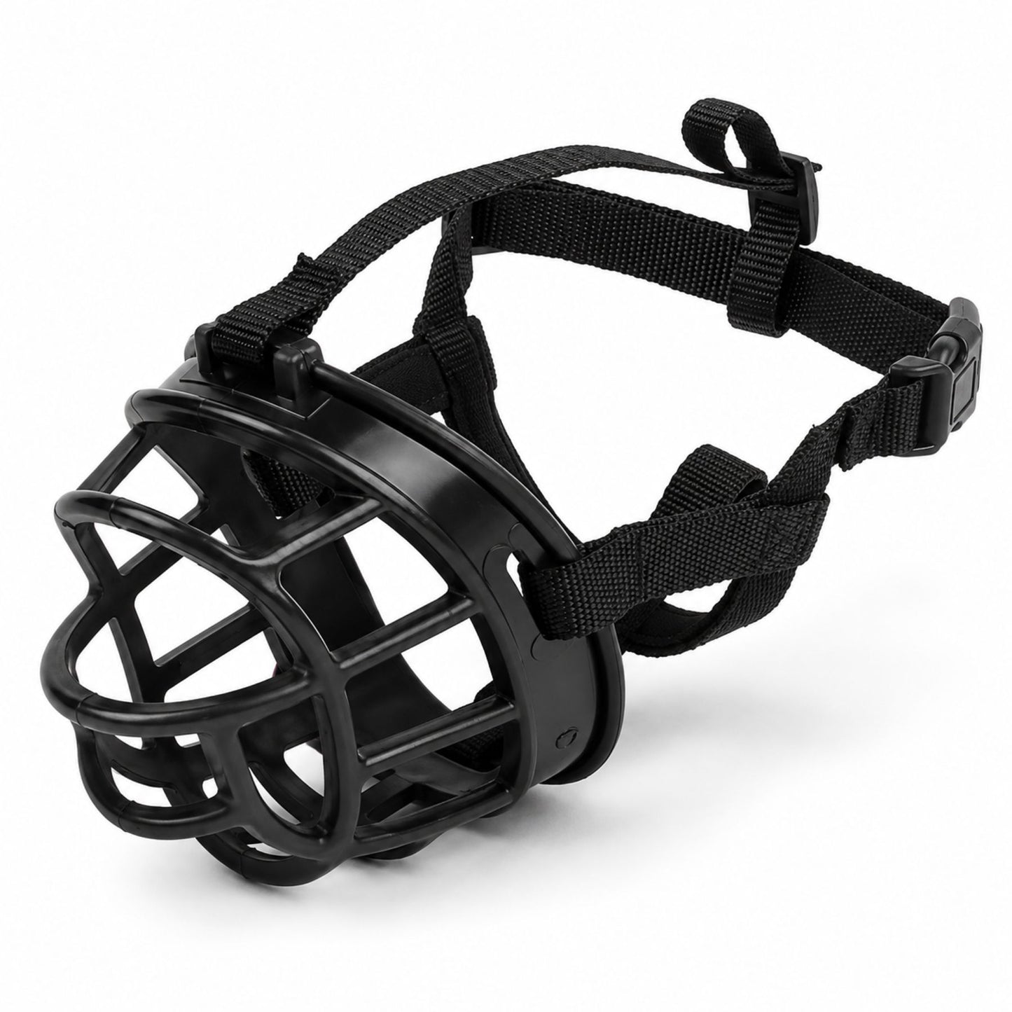 Soft Silicone Basket Dog Muzzle with Adjustable Straps for Small, Medium and Large Dogs